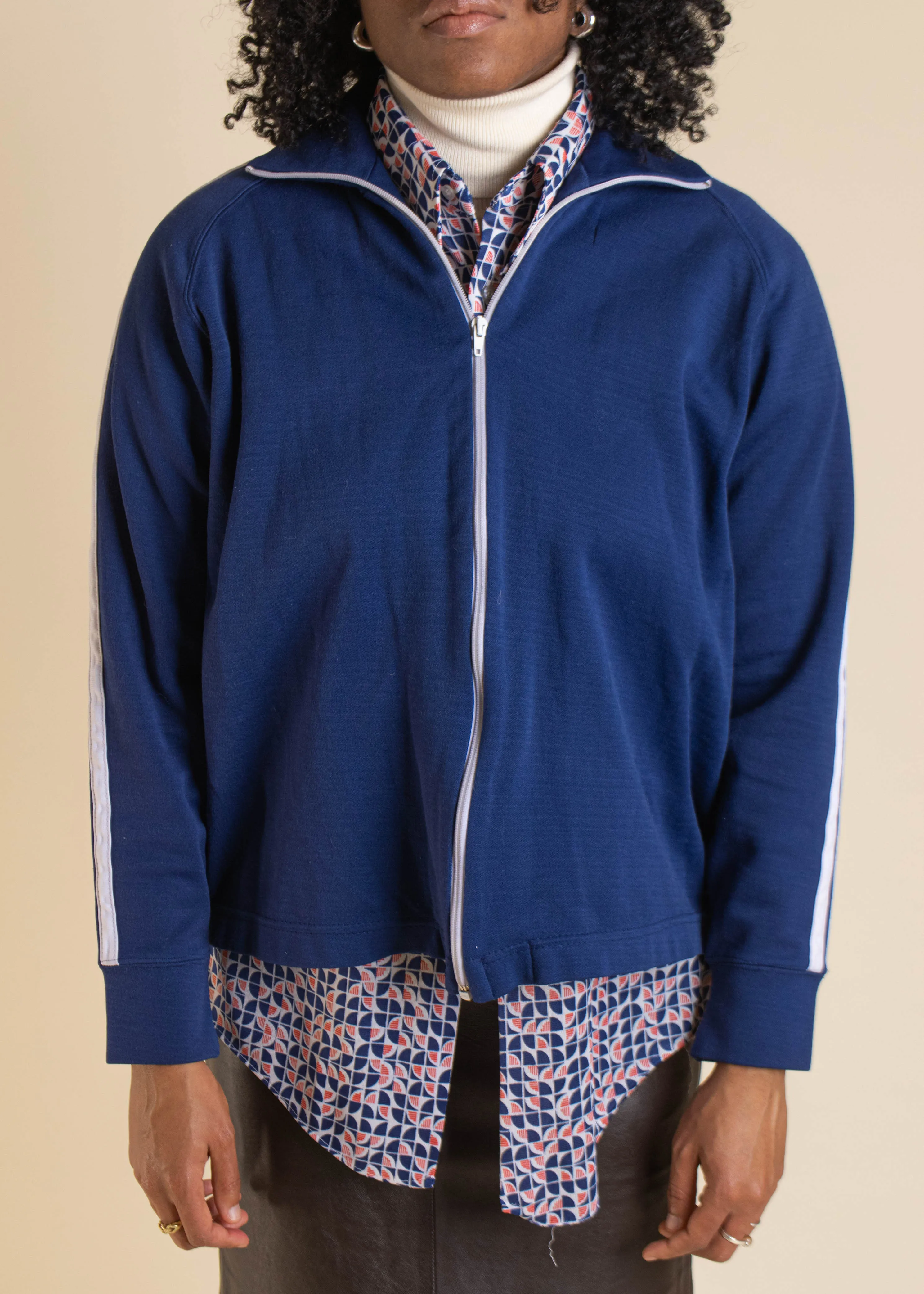 1980s Ravos Zip Up Track Jacket Size M/L