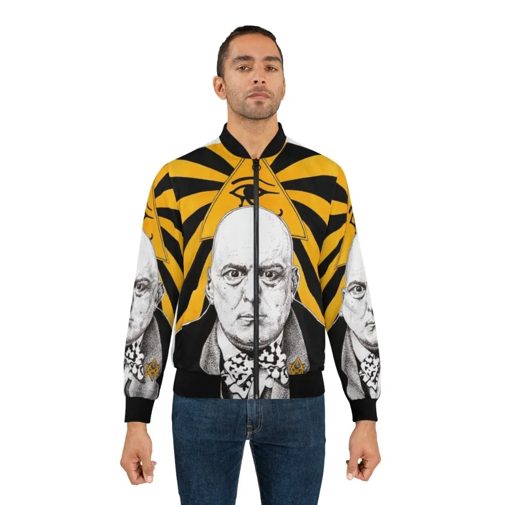 Aleister Crowley Inspired Bomber Jacket