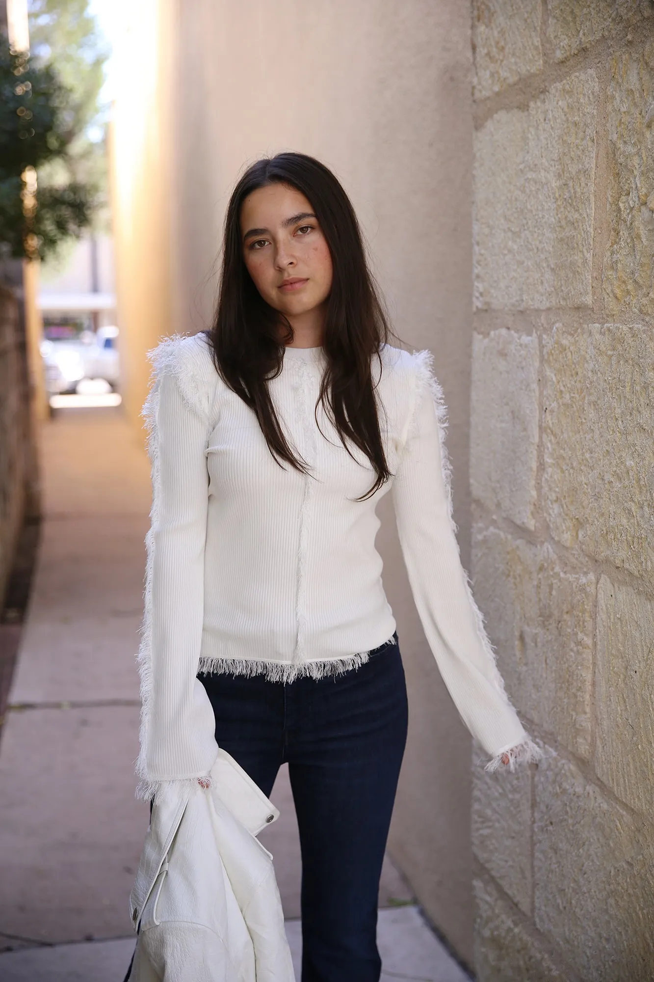 Alma Fringe Top