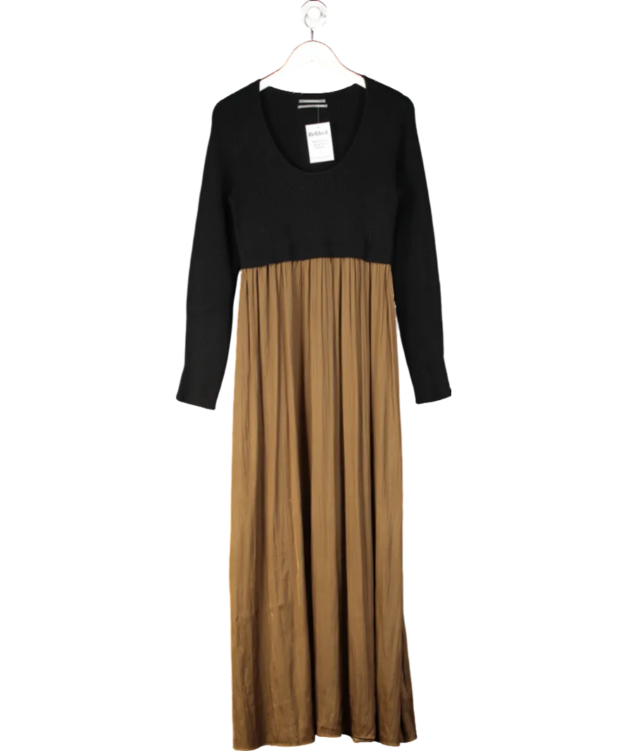 Anthropologie Black Thea Layered Sweater Dress UK XL