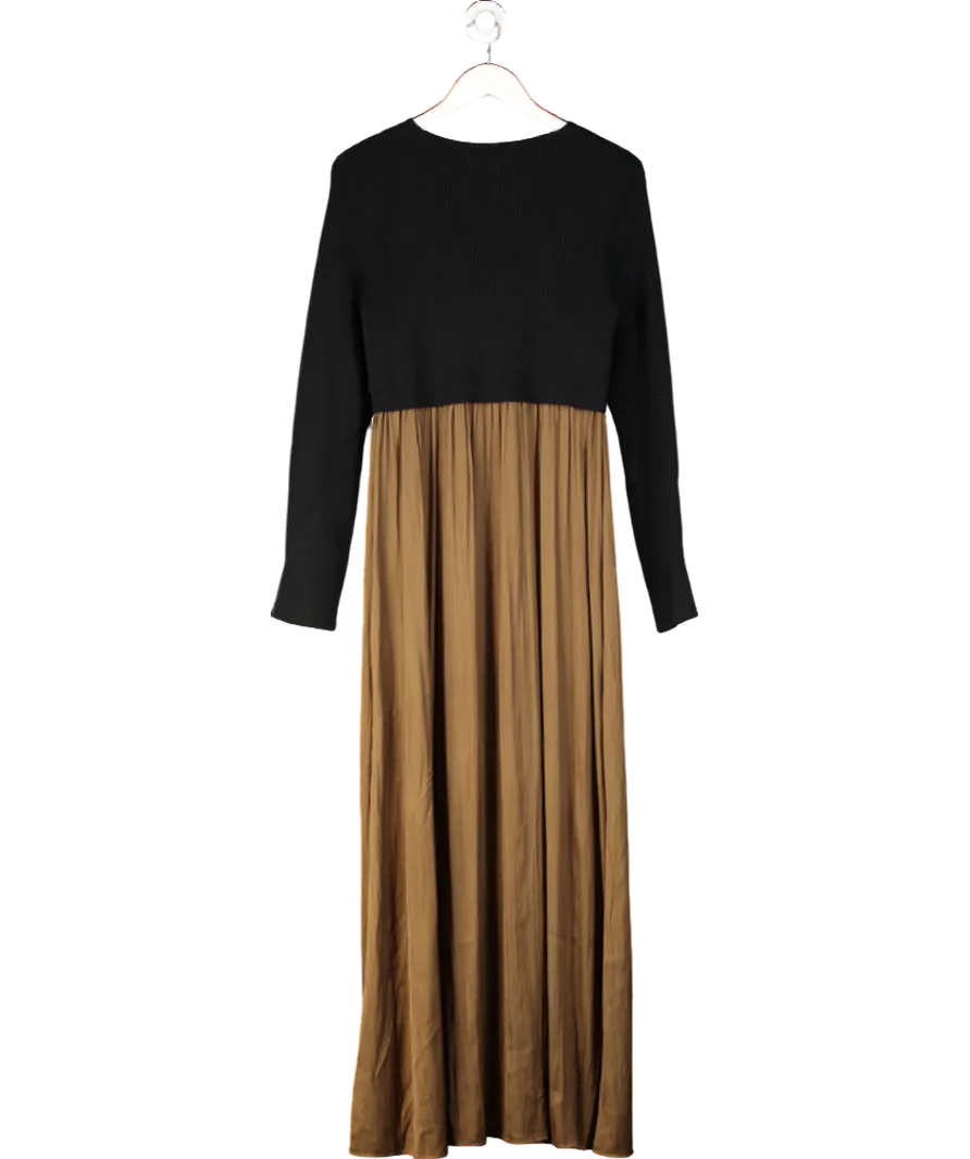 Anthropologie Black Thea Layered Sweater Dress UK XL