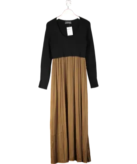Anthropologie Black Thea Layered Sweater Dress UK XL