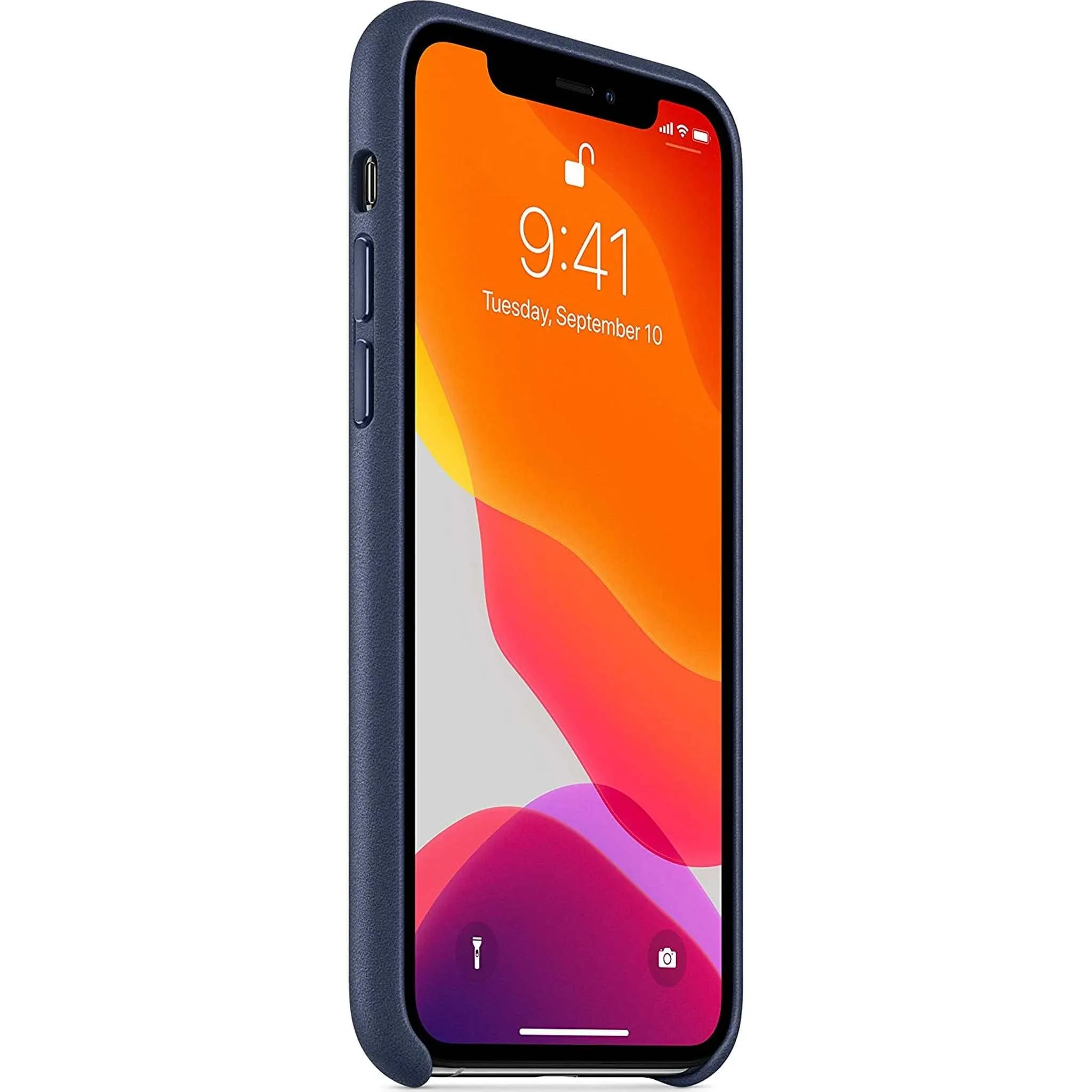 Apple Leather Case (for iPhone 11 Pro) - Midnight Blue