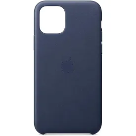 Apple Leather Case (for iPhone 11 Pro) - Midnight Blue