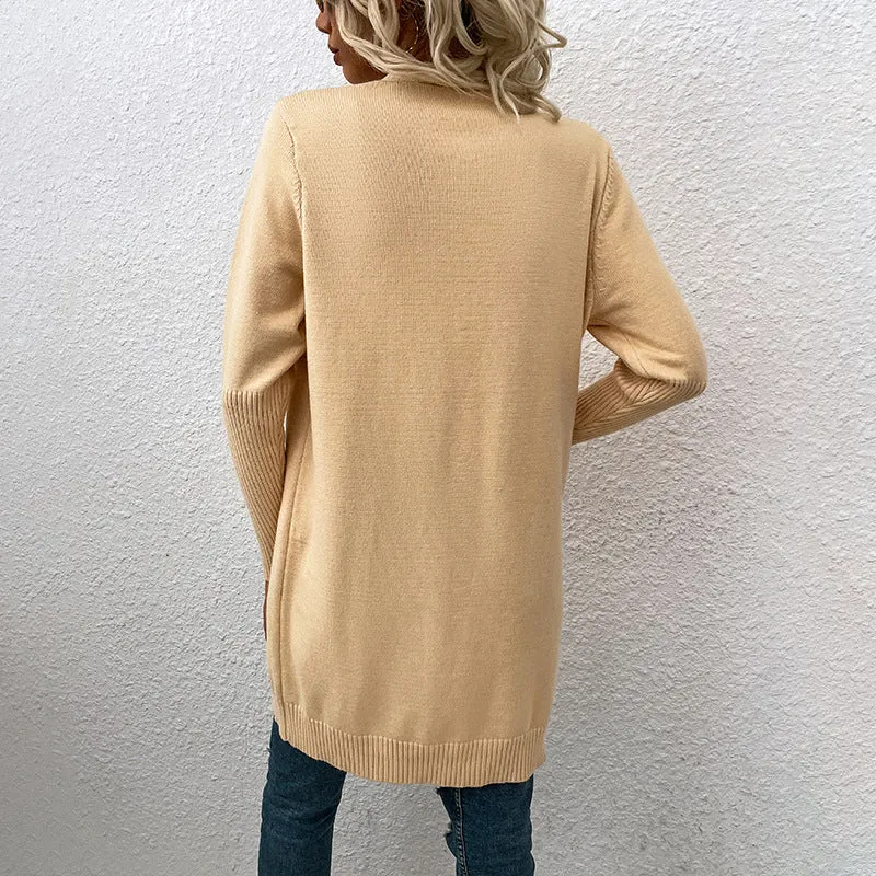 Beige Wholesale Cardigan For Women