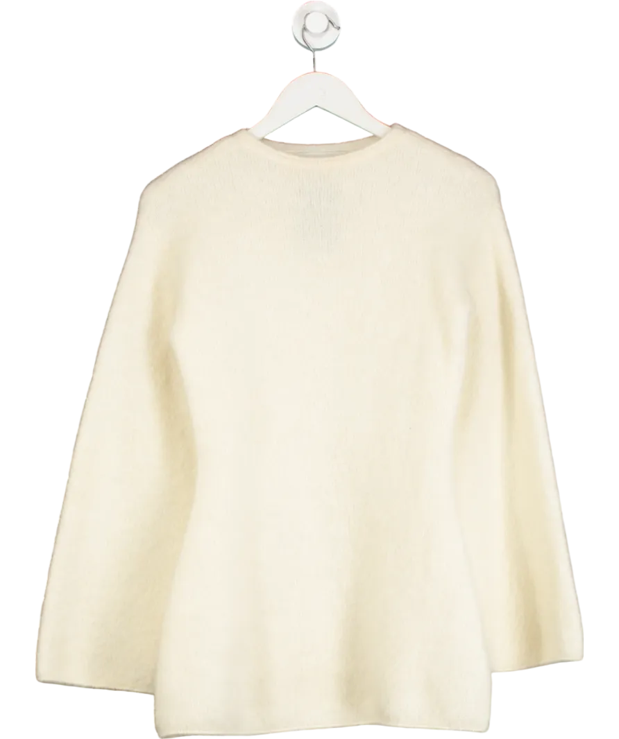 By Malina Cream Wool Sweater Dress UK S