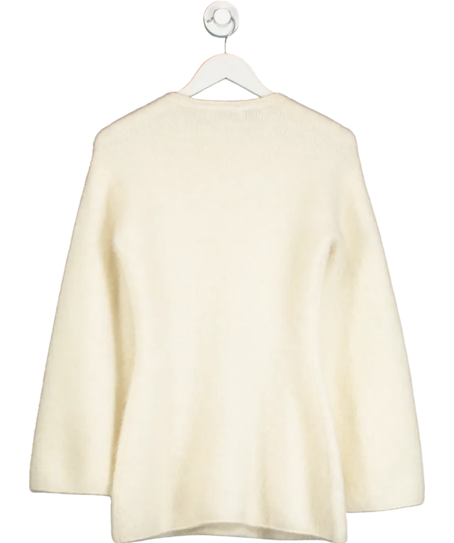 By Malina Cream Wool Sweater Dress UK S
