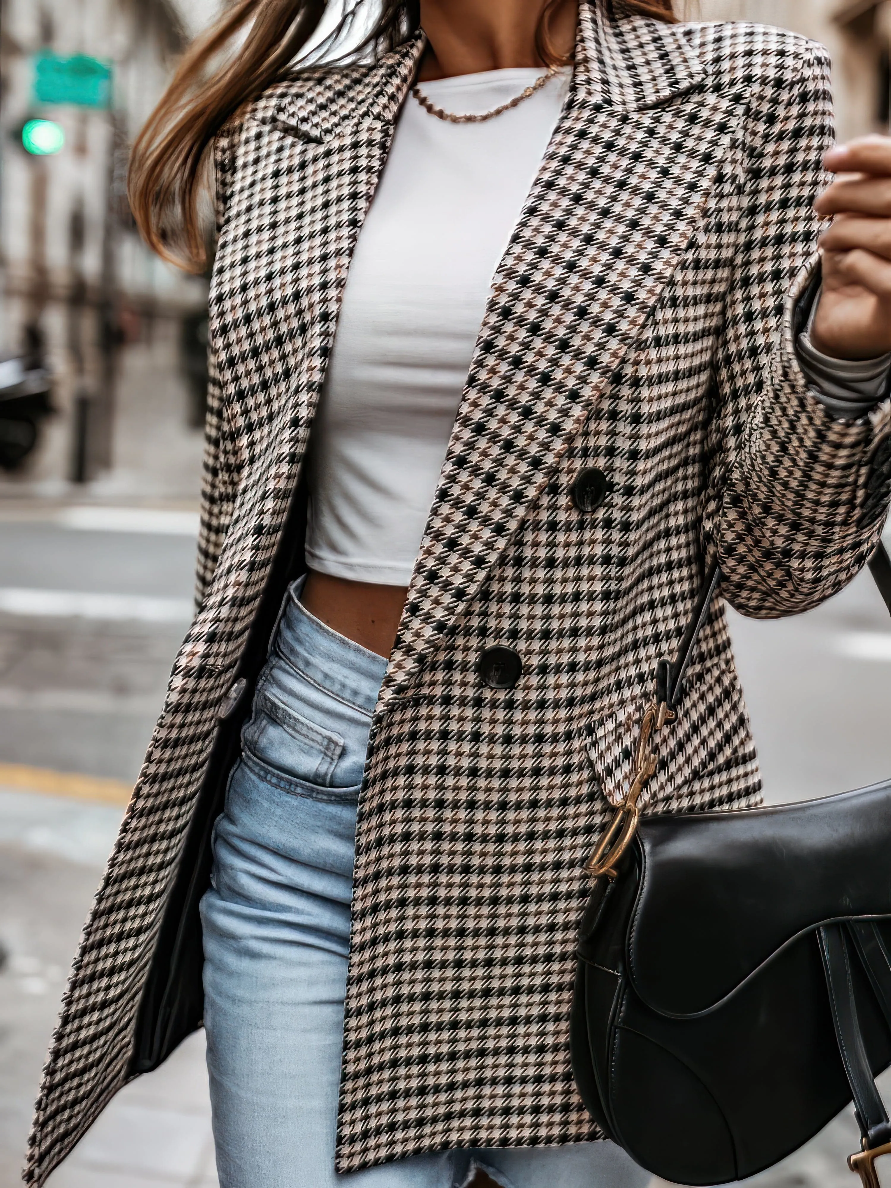 Casual Glen Plaid Blazer
