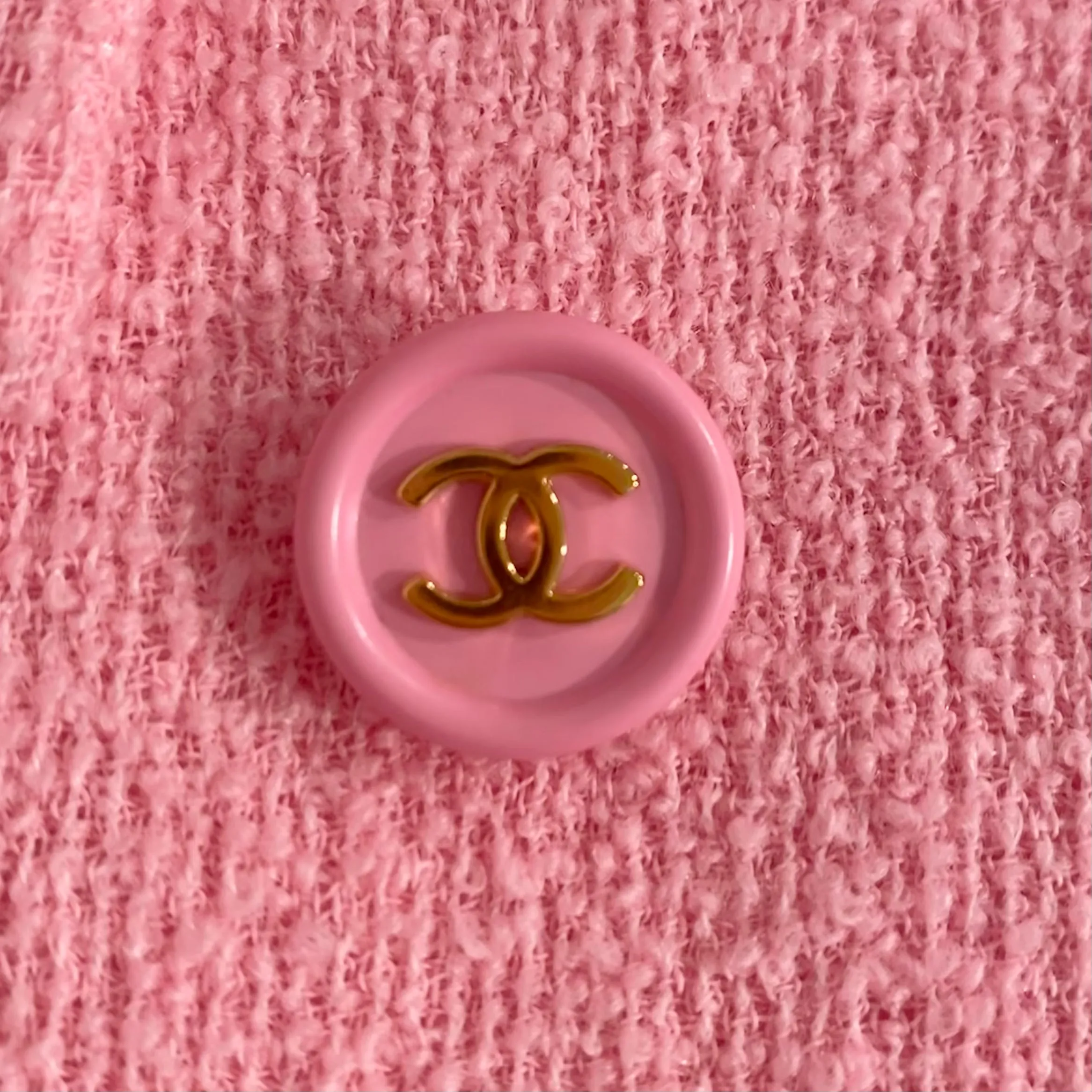 Chanel 1997 Spring Pink Skirt Suit