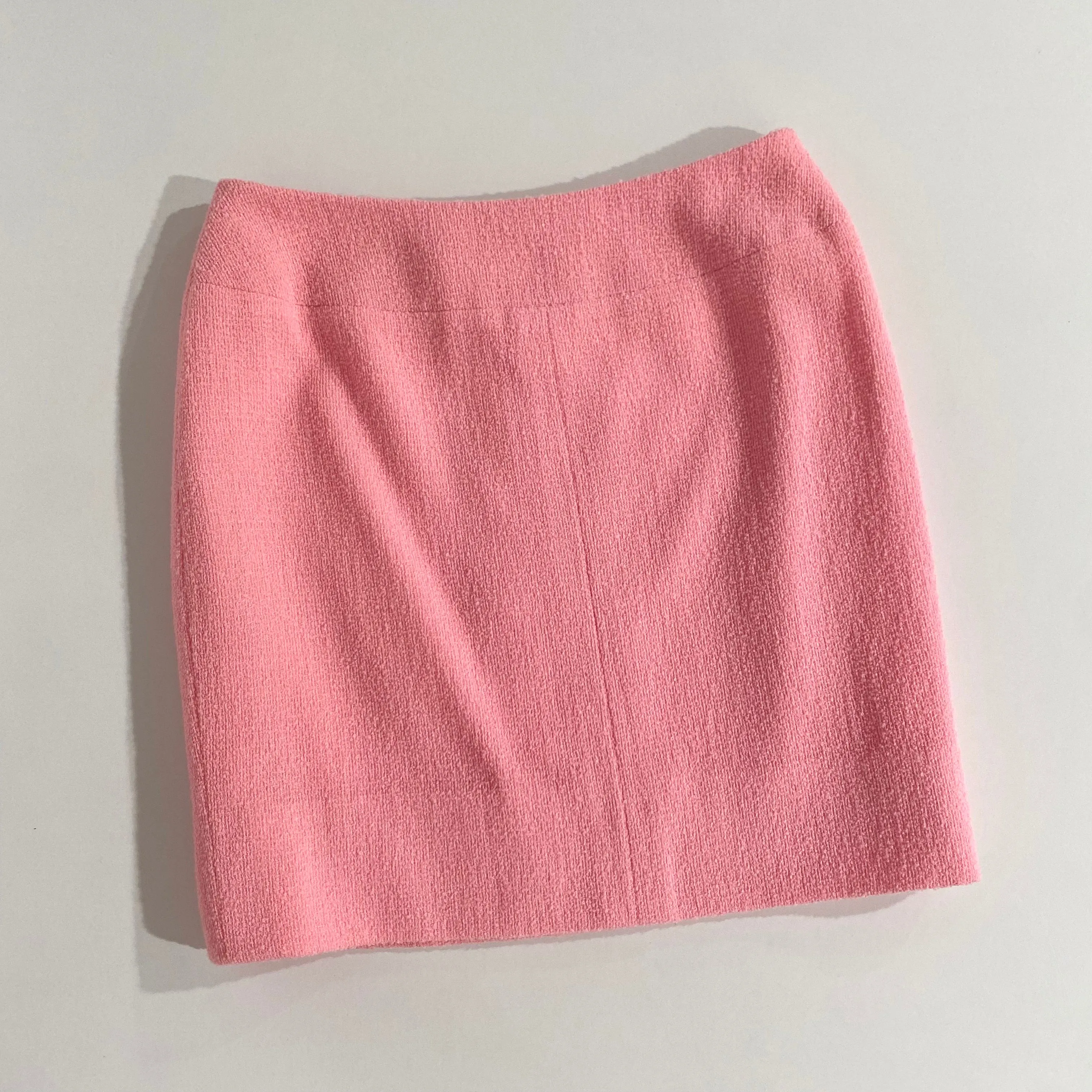 Chanel 1997 Spring Pink Skirt Suit