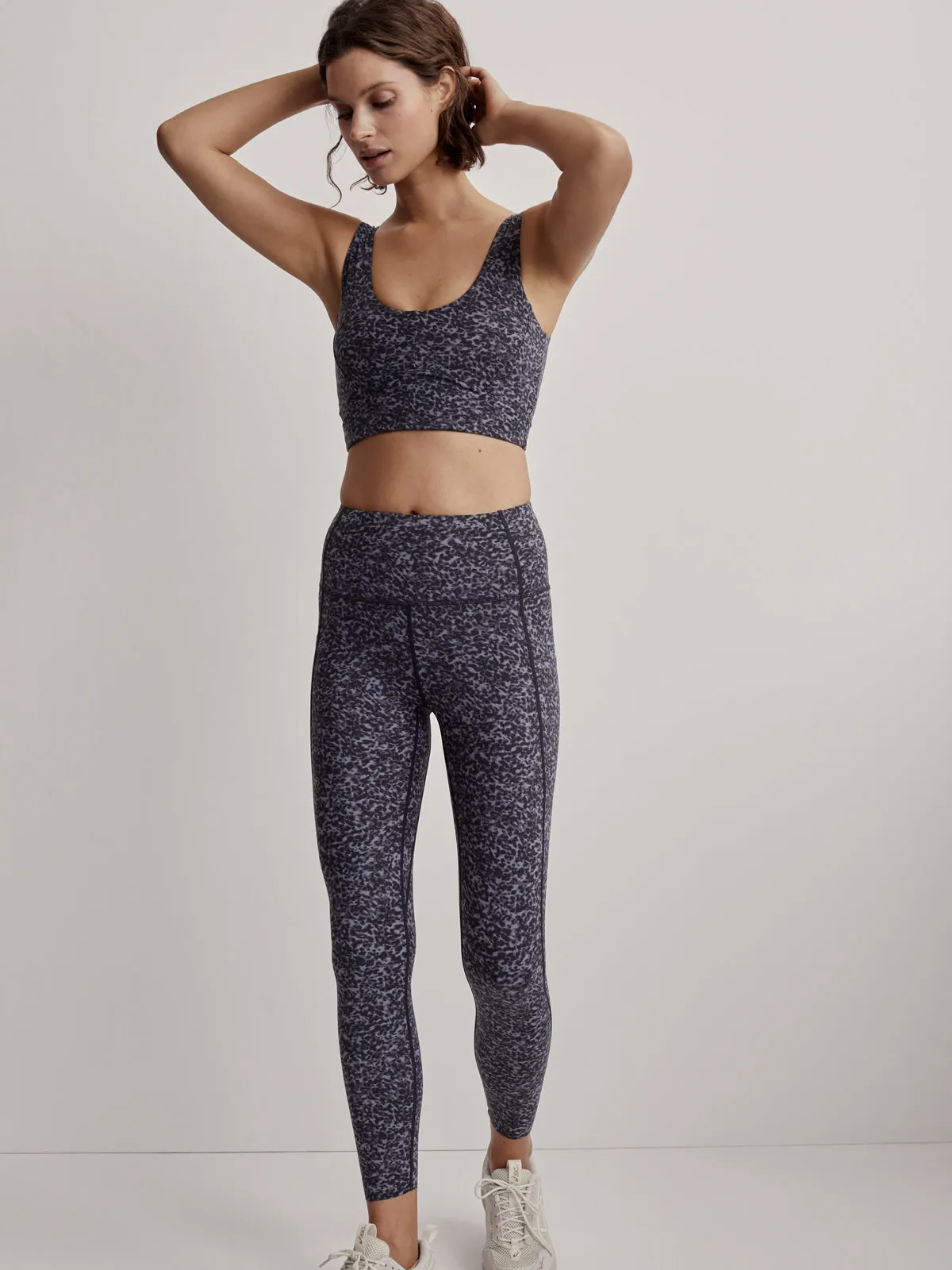 Ebony Blue Cheetah Let's Go Elsie Sports Bra