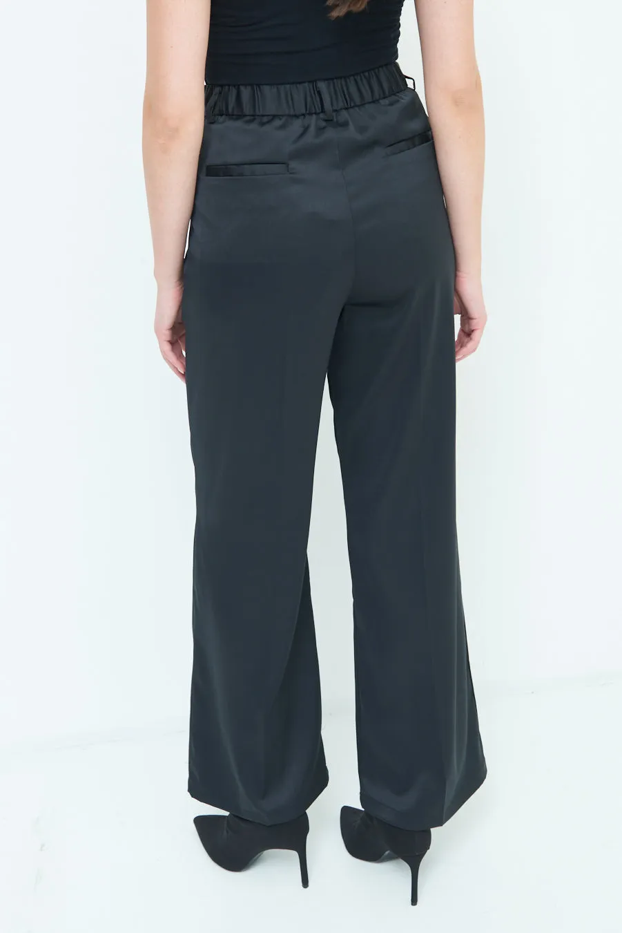 Elegant high-waisted wide-leg pants wholesale