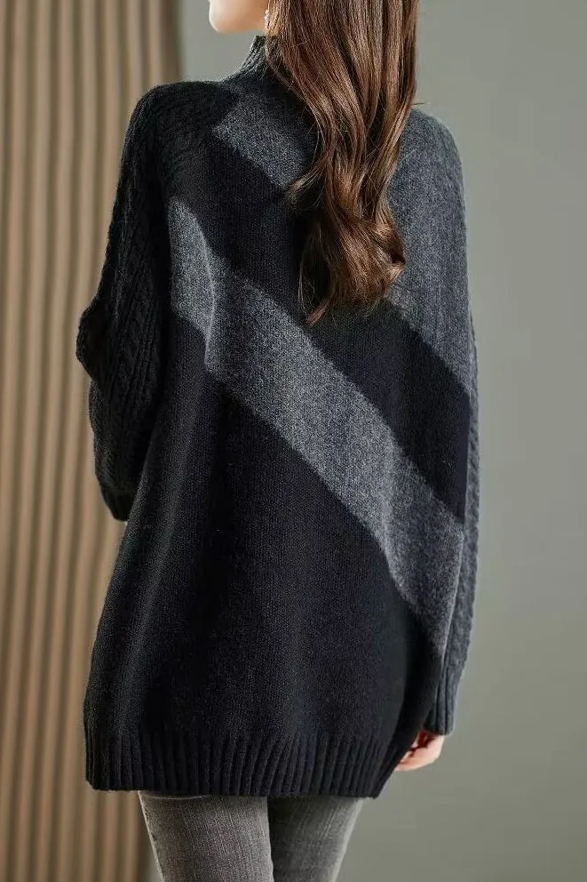 Elegant Long Knit Sweater