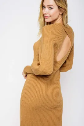 Falling Y'all Mustard Dress