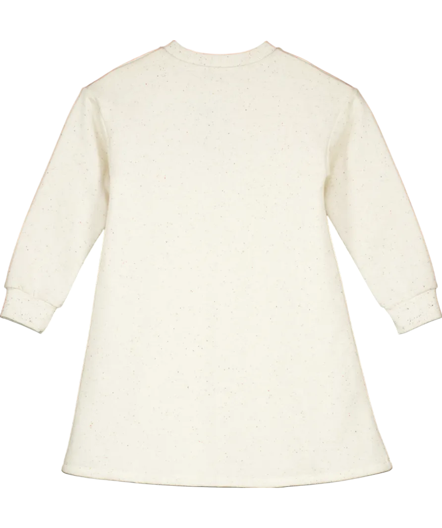 Kenzo Beige Embroidered Sweater Dress 8 Years