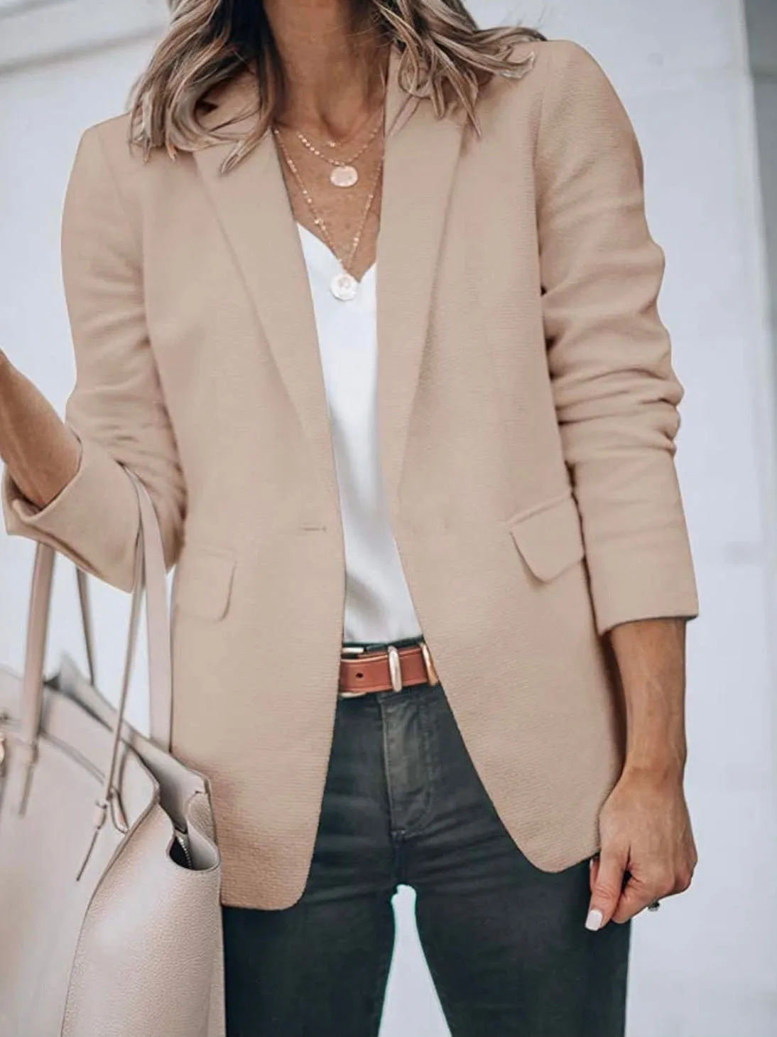 Khaki blazer