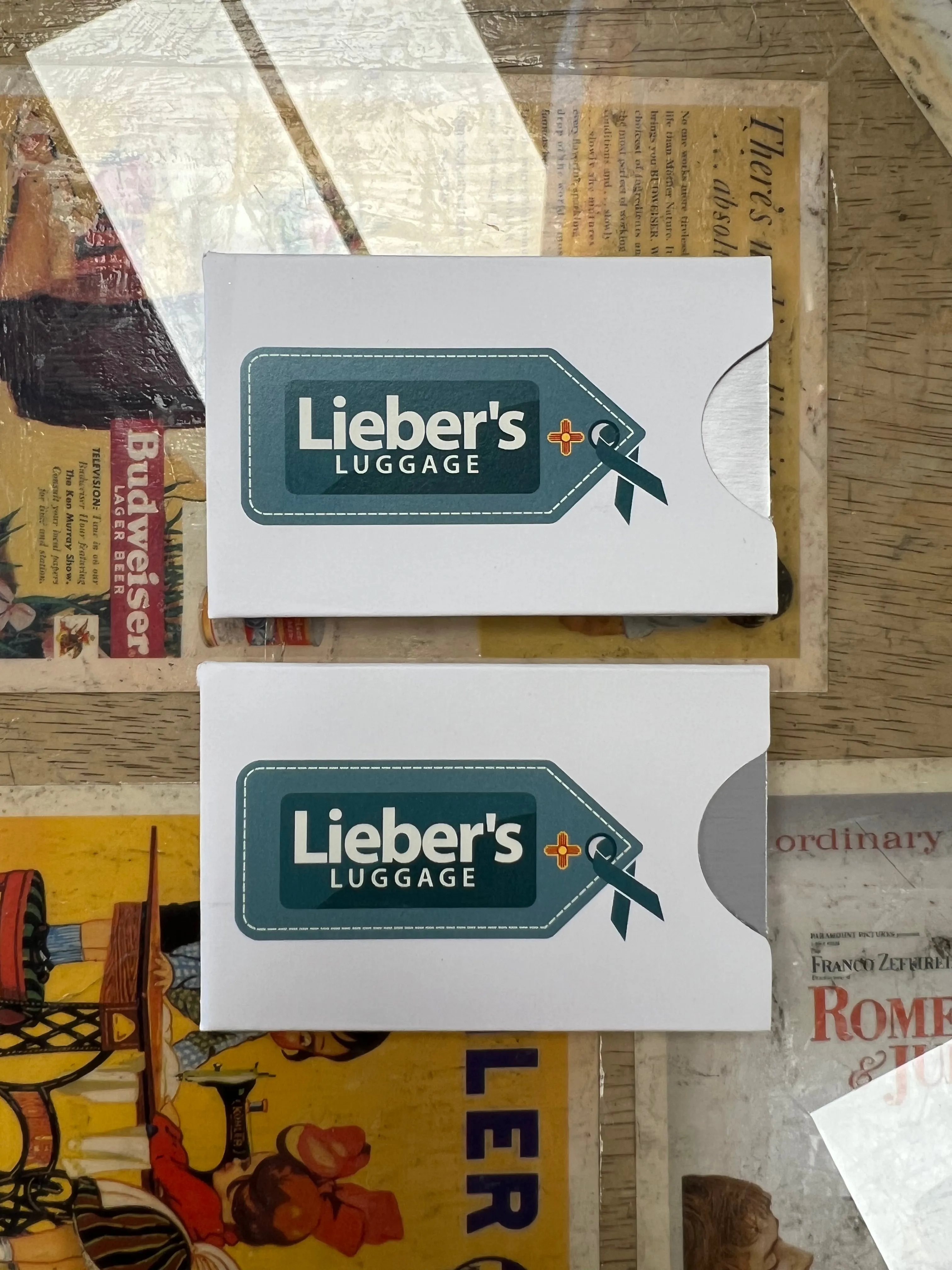Lieber's RFID Blocking Card Sleeves (2-pack)- $4.95