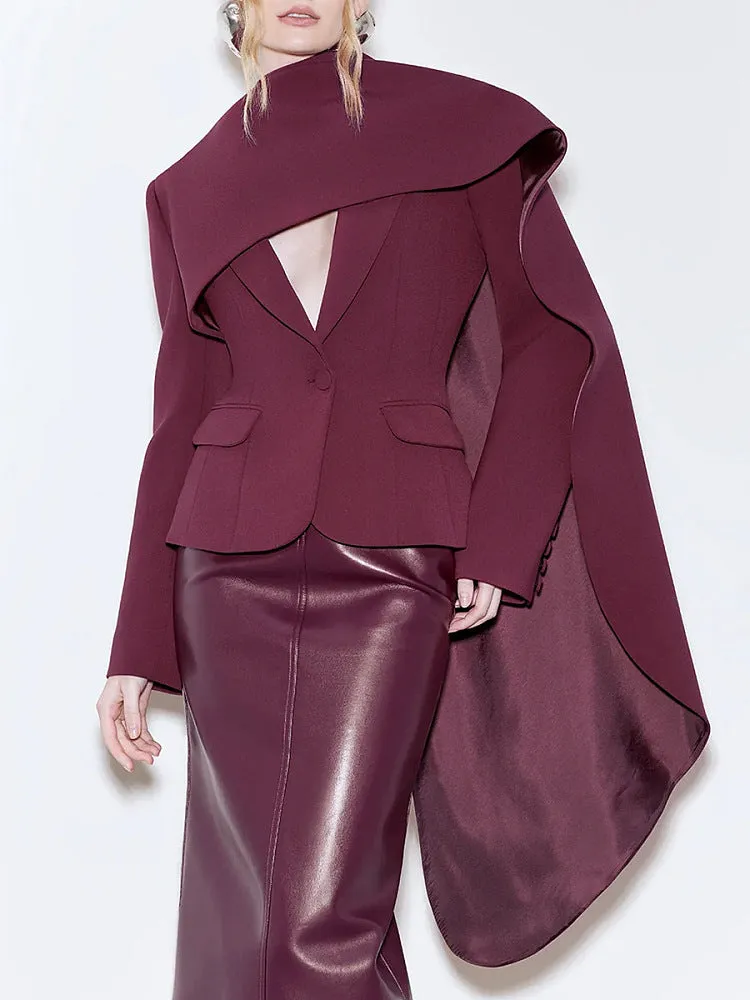 ‘Marinella’ Blazer with Shawl Collar