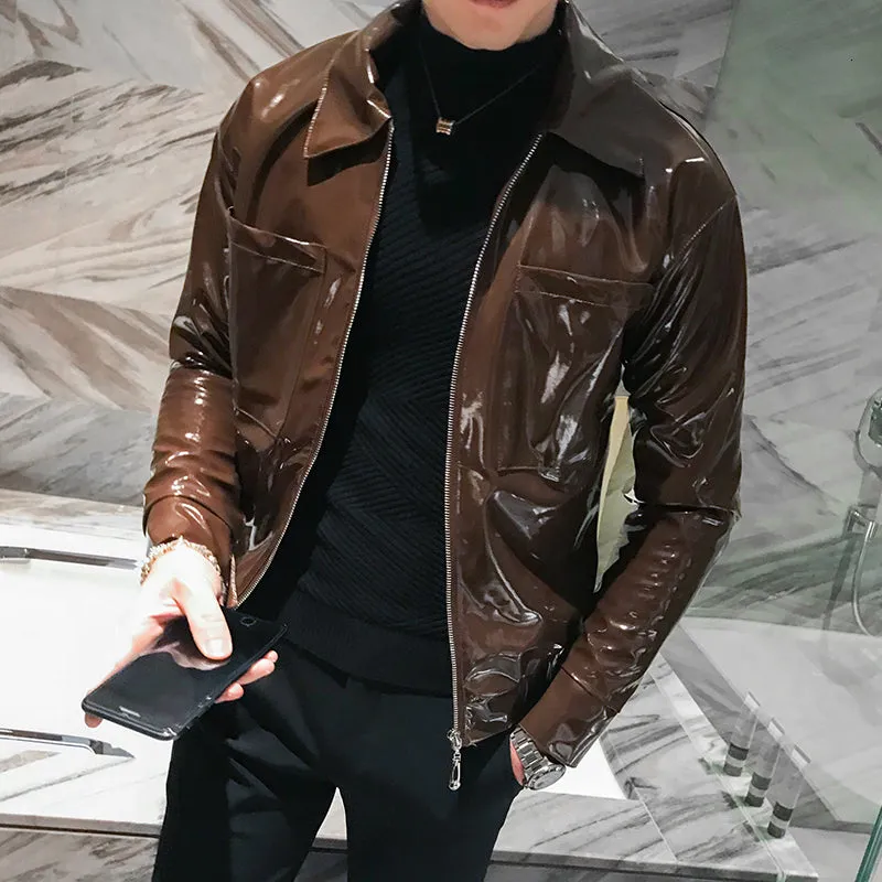Men's Motorcycle Leather JACKET