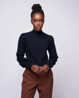 mockneck sweater - deep night