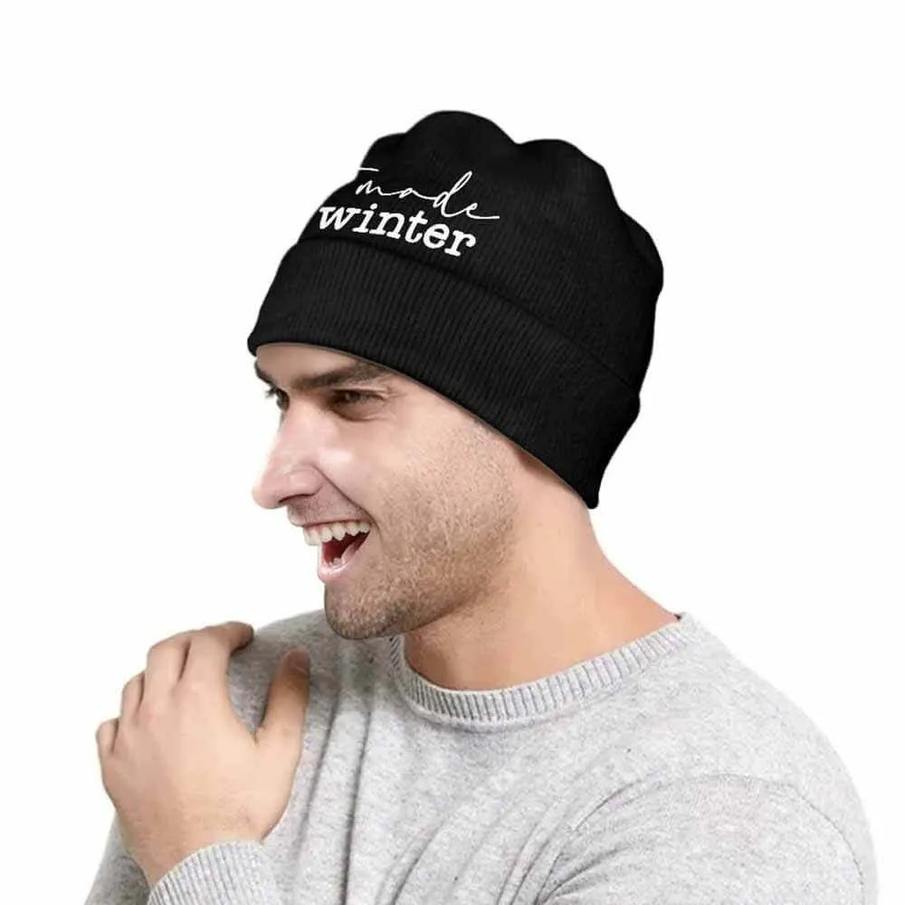 Not Made For Winter Warm Knitted Beanie Hat