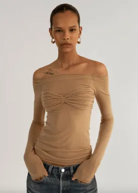 Orseund Iris - La Sirena Top in Camel