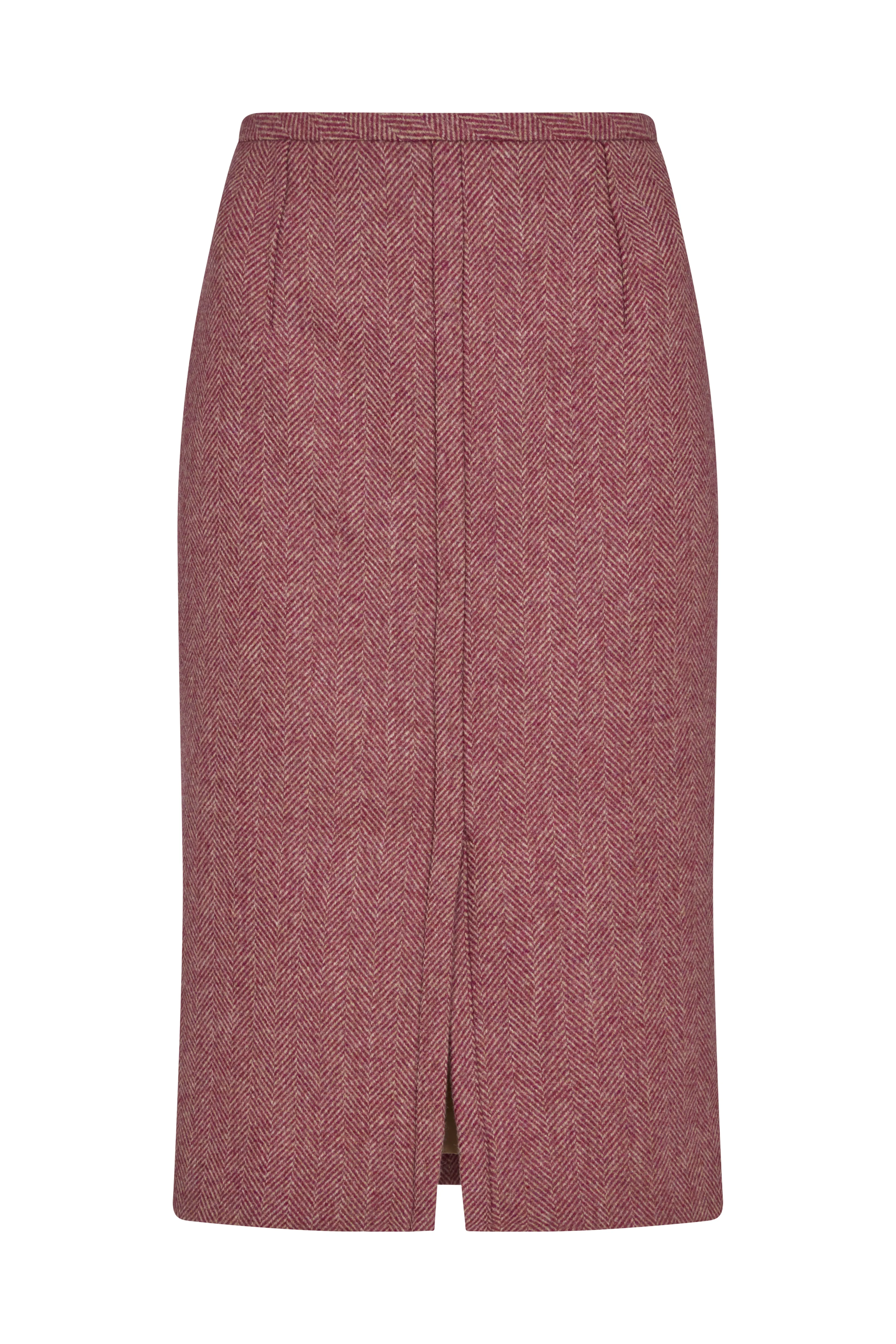 Pencil Skirt in Herringbone