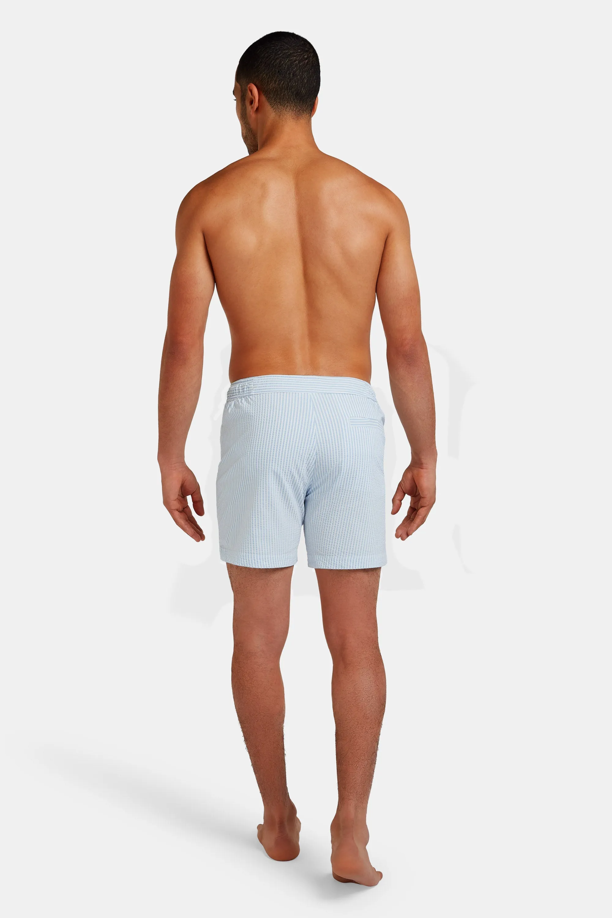 Pontoons * Die Seersucker Badeshorts