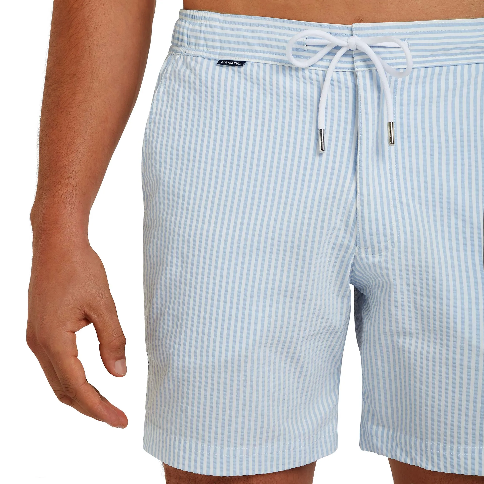 Pontoons * Die Seersucker Badeshorts