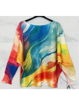 Rainbow Multicolor Sweater