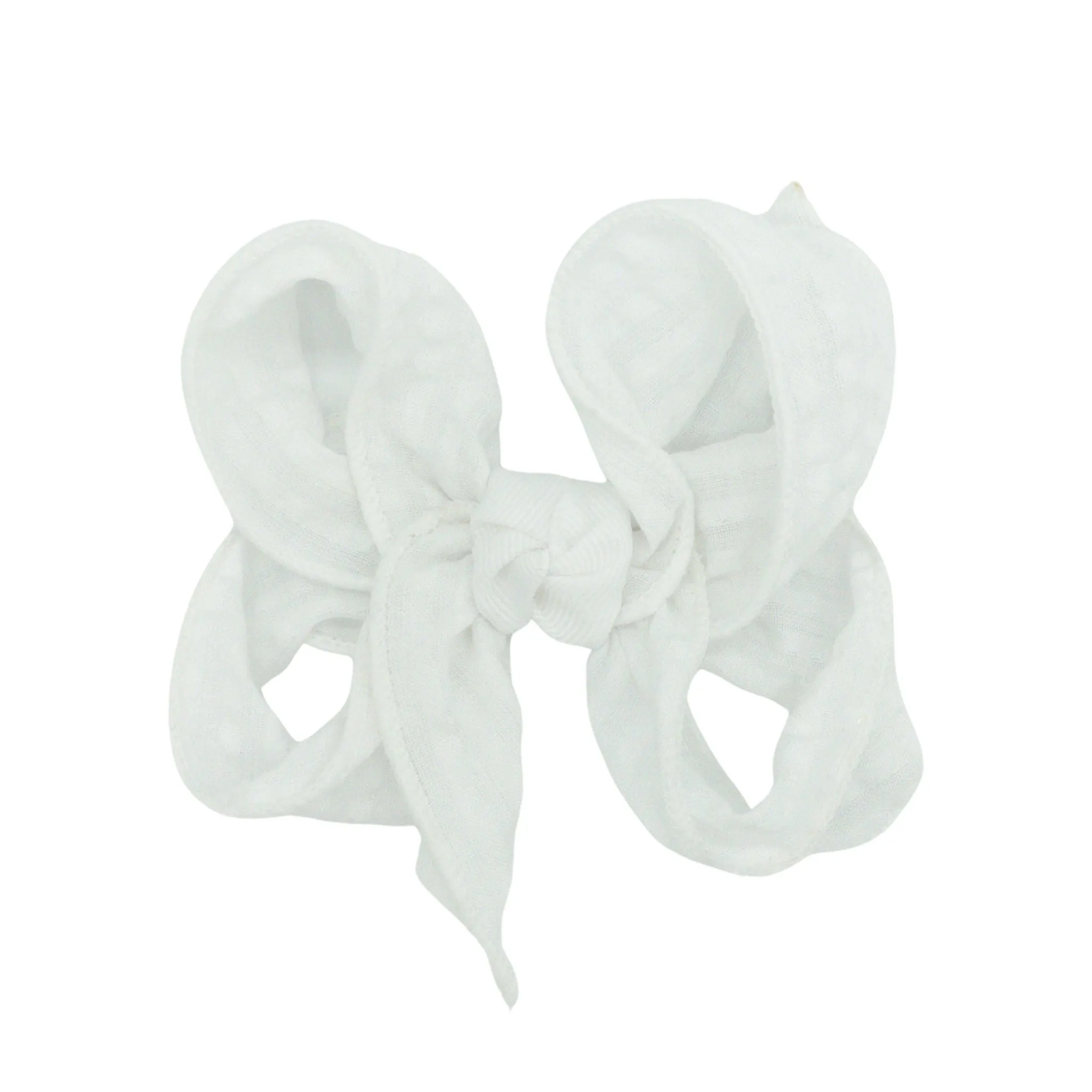 Seersucker Ribbon Hair bow