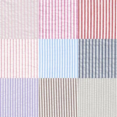 Seersucker Stripe - 100% Cotton