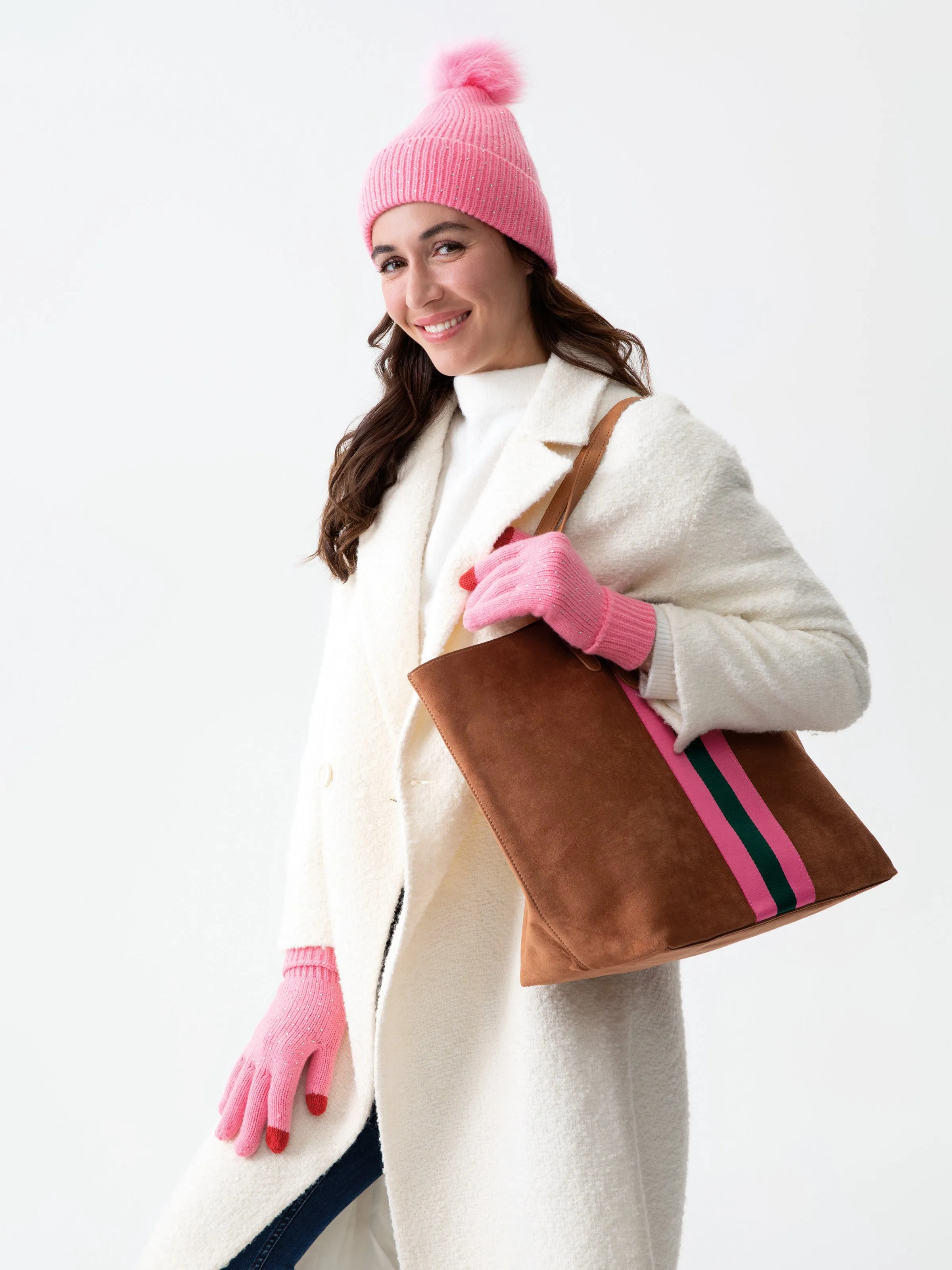 Shiraleah Natalia Beanie, Pink