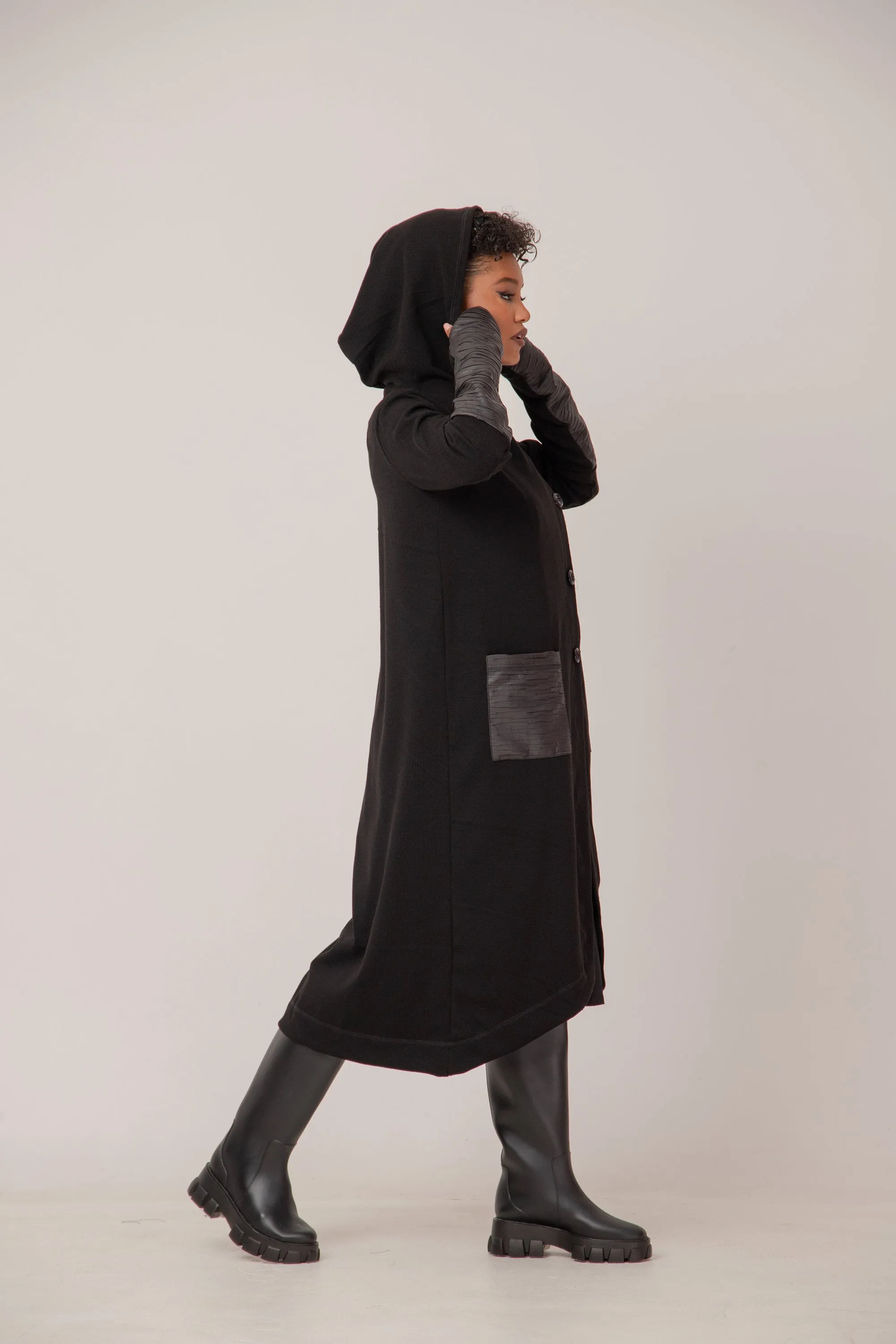 Soft knitted long sweater - KERINA