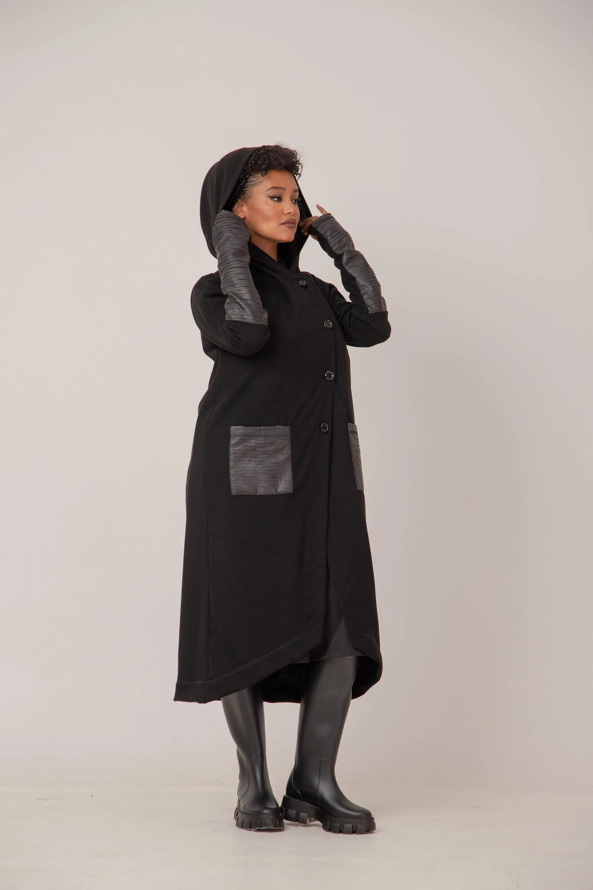 Soft knitted long sweater - KERINA