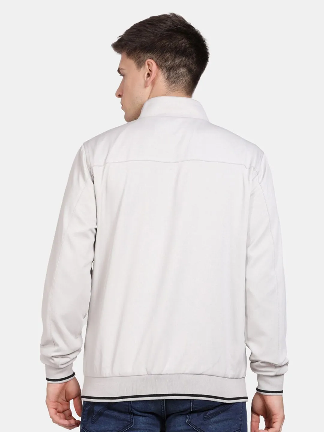t-base Stand Collar Insulator Bomber Jacket