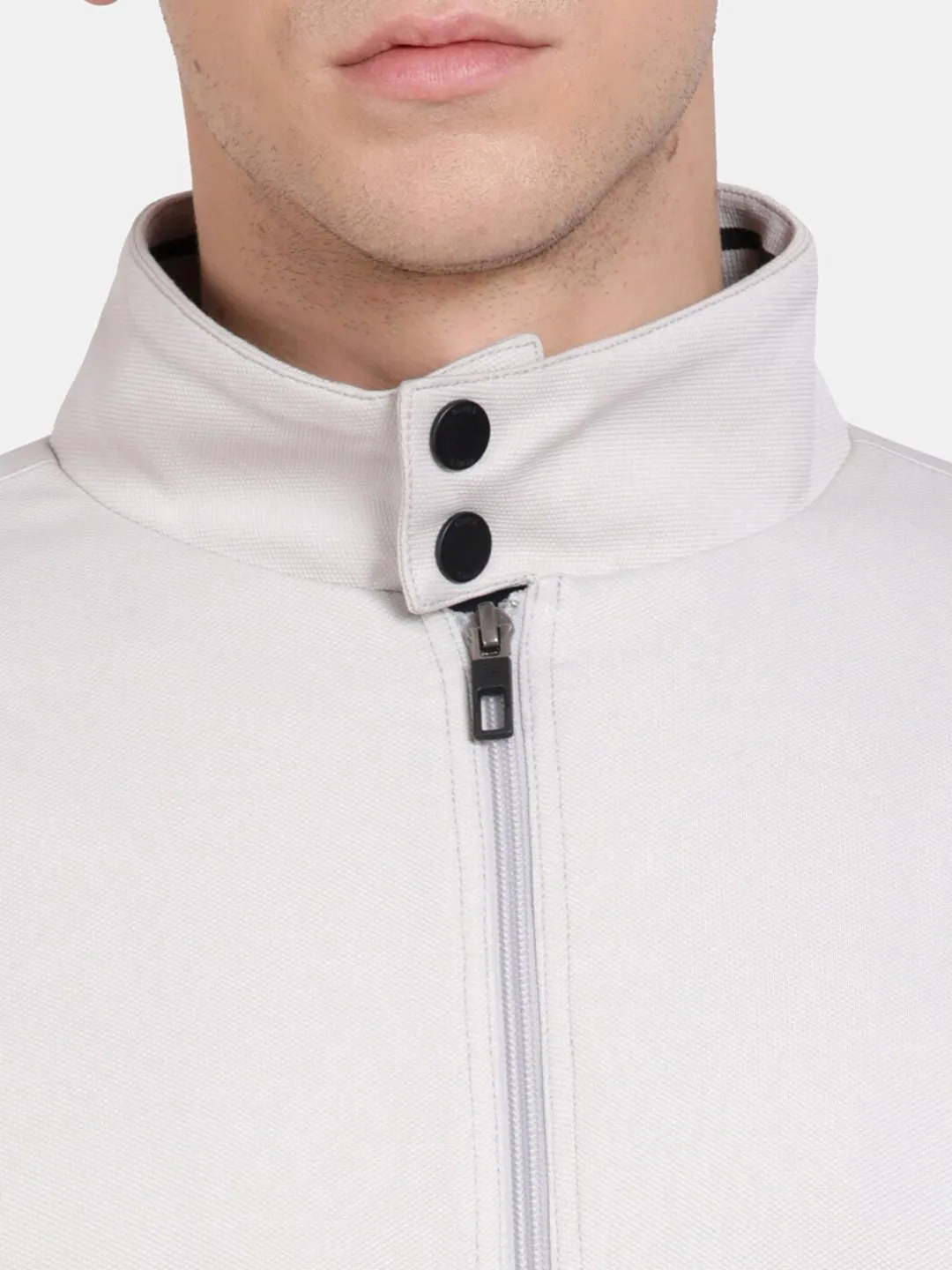 t-base Stand Collar Insulator Bomber Jacket