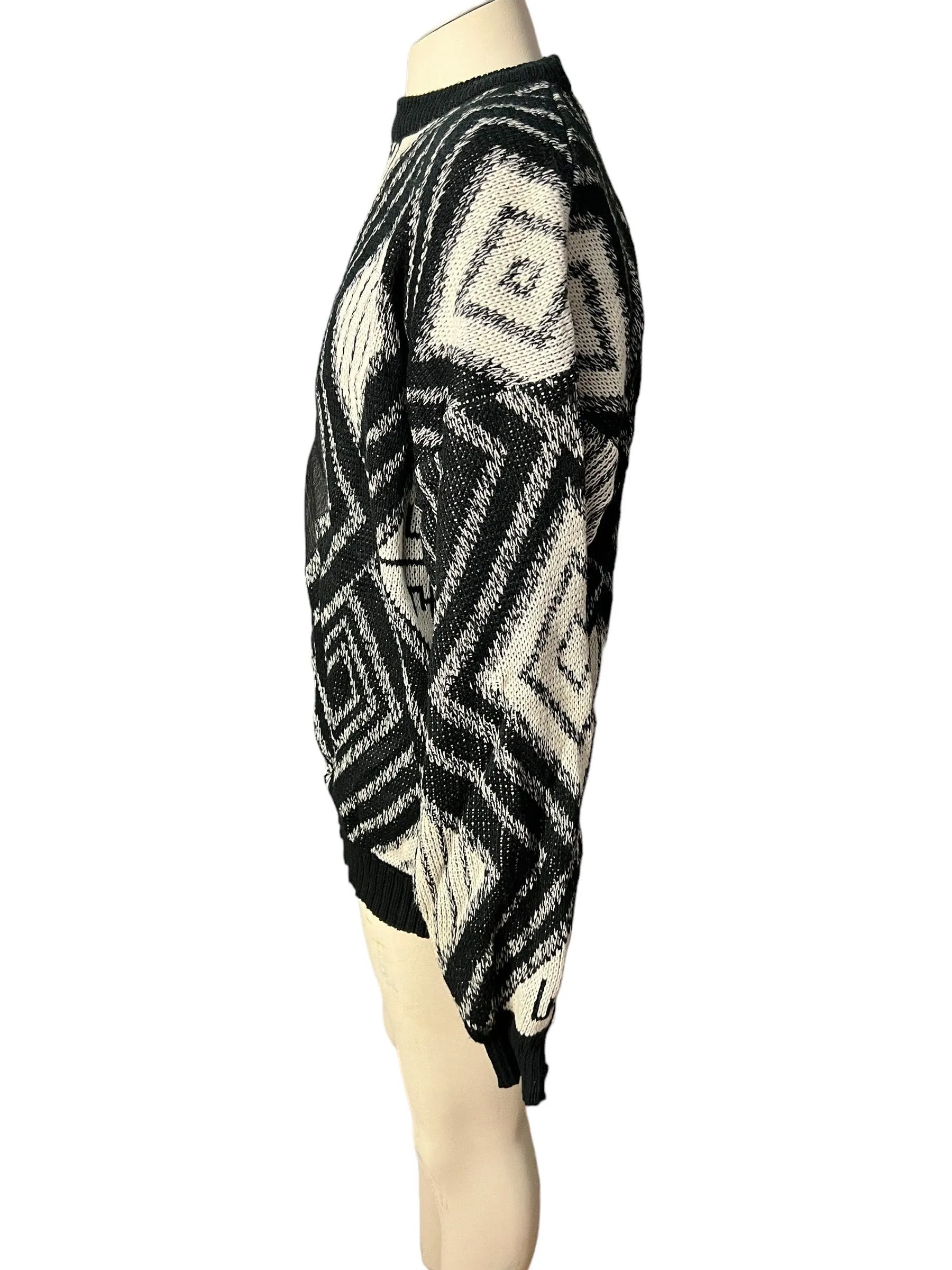 Vintage 80's men's sweater XL Impact