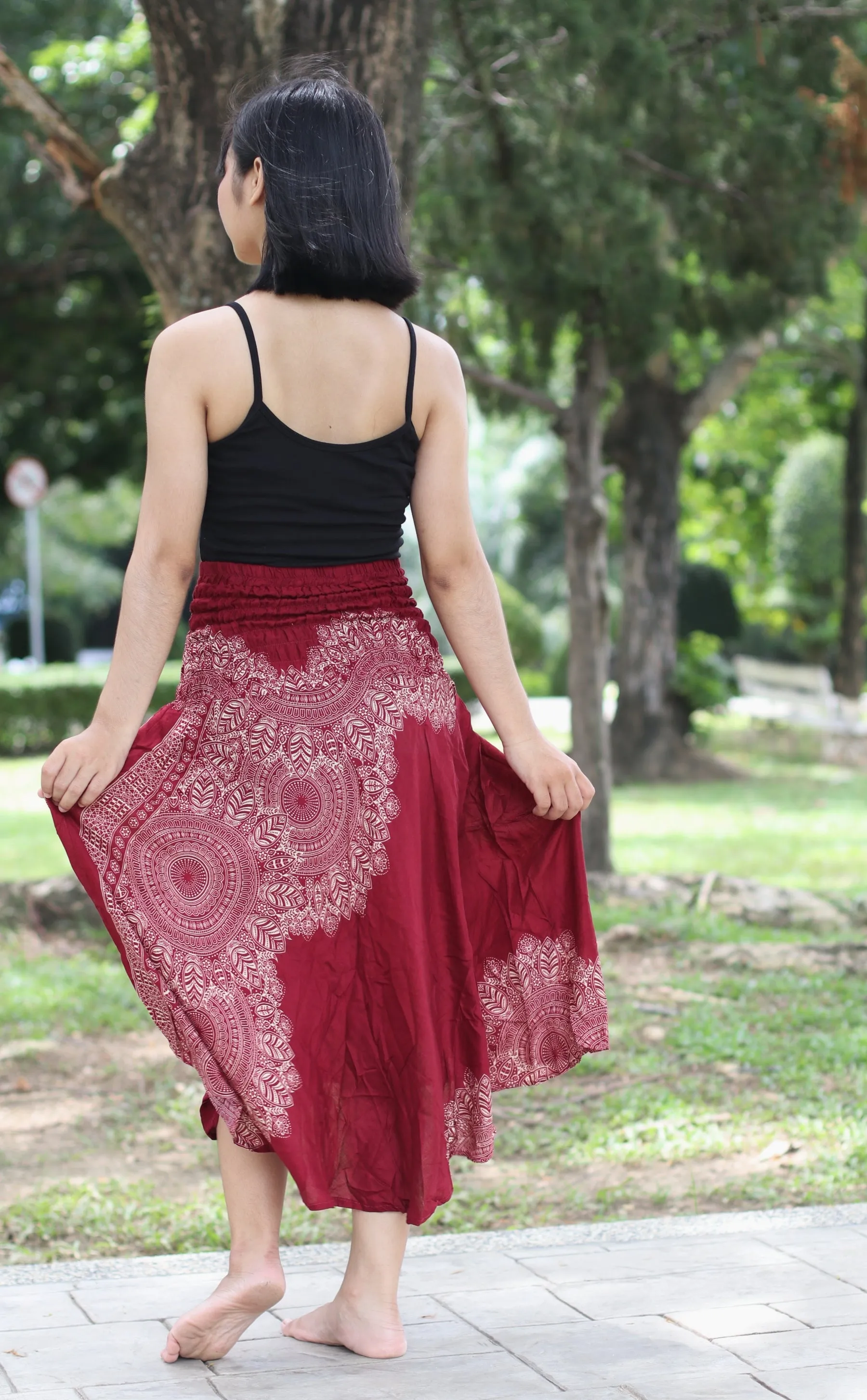 Women Maxi Dress Mandala Boho Long Skirt Beach Gypsy Festival Summer Dresses Wrap